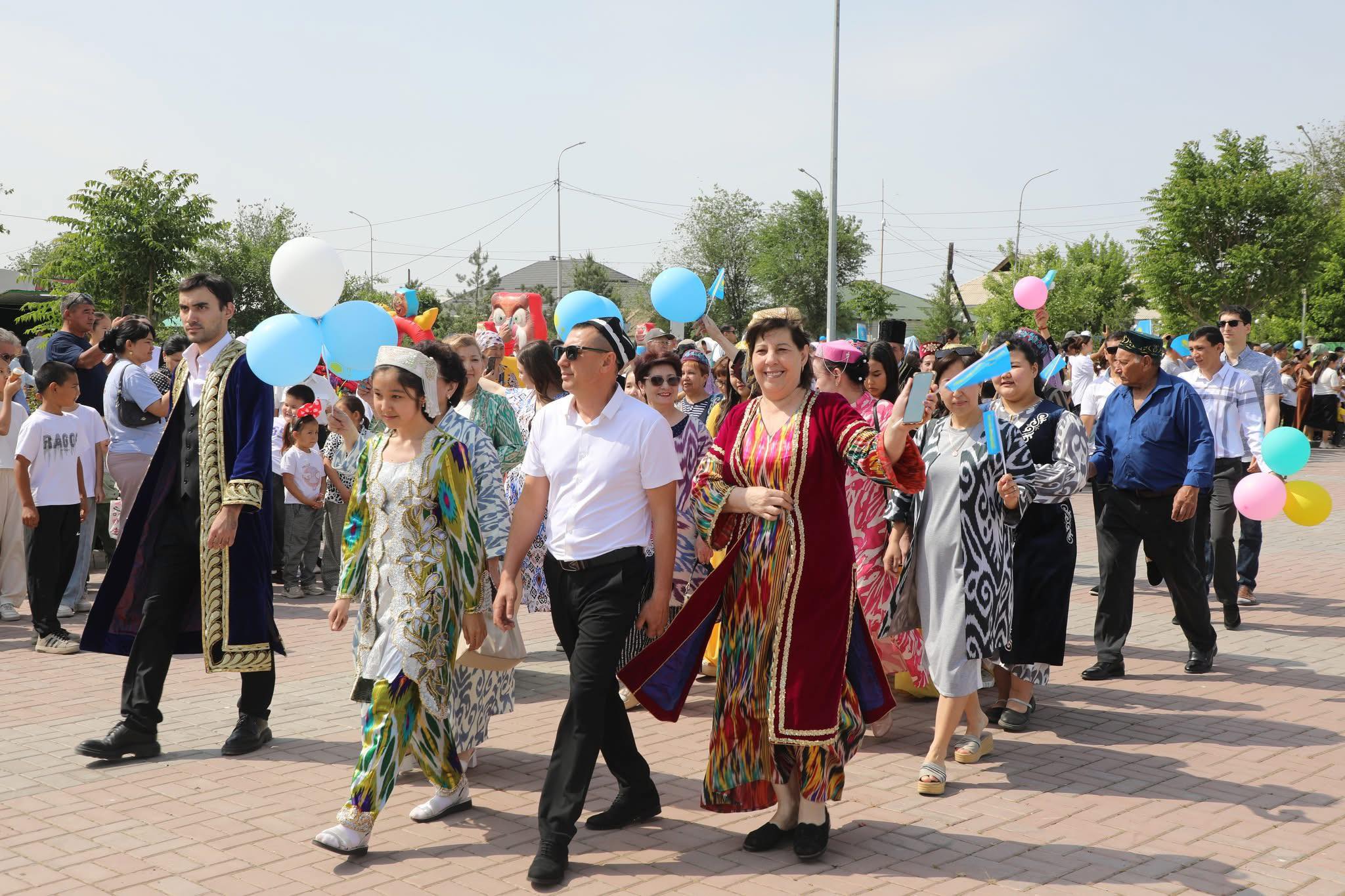 ТУРКЕСТАН: В АРЫСИ ОТМЕТИЛИ ДЕНЬ ЕДИНСТВА НАРОДА КАЗАХСТАНА