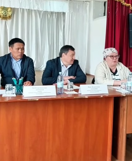 Встреча с населением Кежекского сельского округа Актогайского района