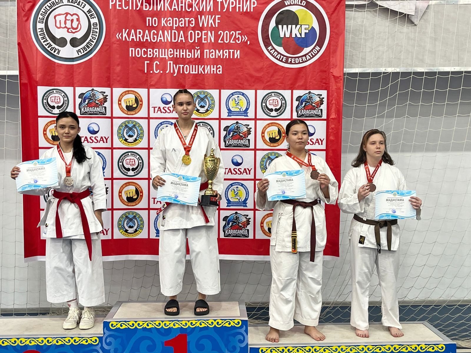 Успех павлодарских каратистов на турнире в Караганде