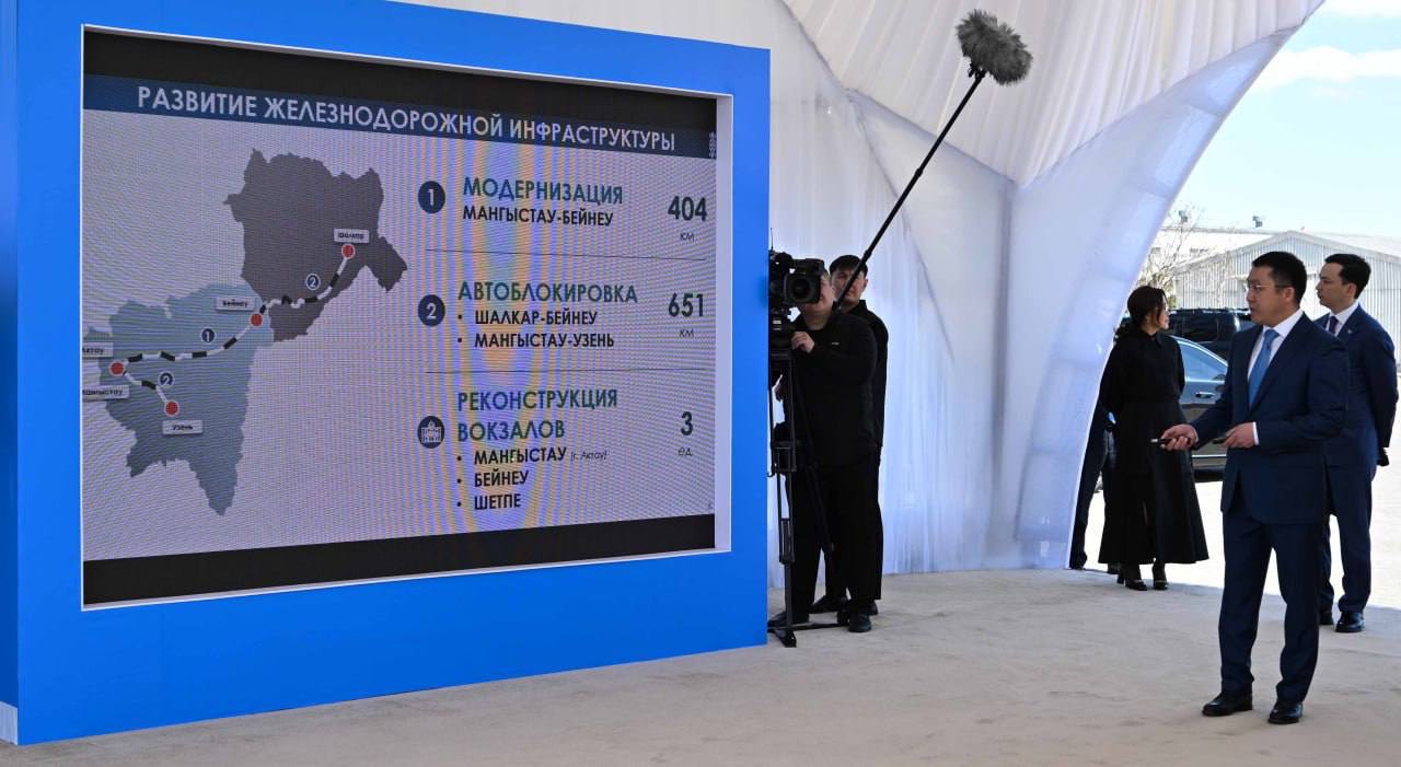Министр транспорта Марат Карабаев сообщил, что в регионе реализуются 24 инфраструктурных проекта на общую сумму 1,9 трлн тенге