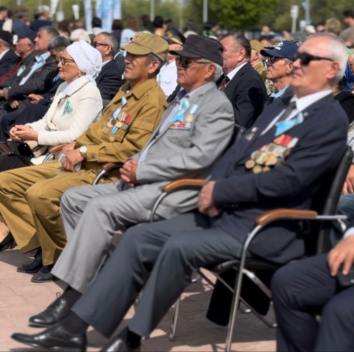 Актюбинцы стали зрителями военного парада, посвященного 80-летию победы