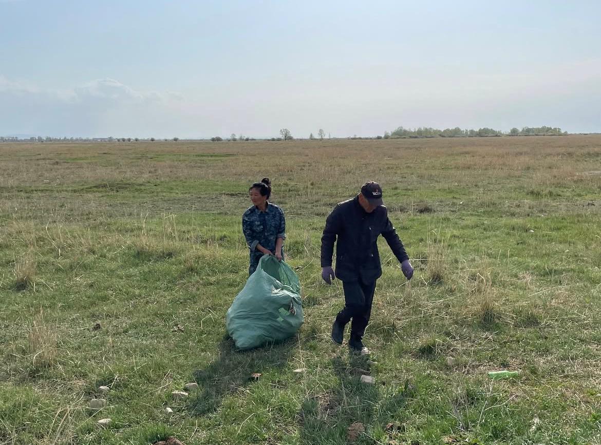 Субботник в селе Капай батыр