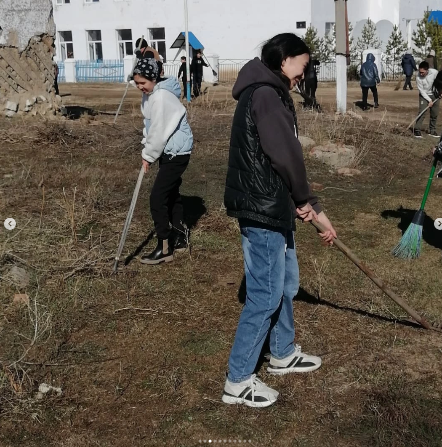 Округте “Таза Қазақстан” акциясы аясында сенбілік өтті.