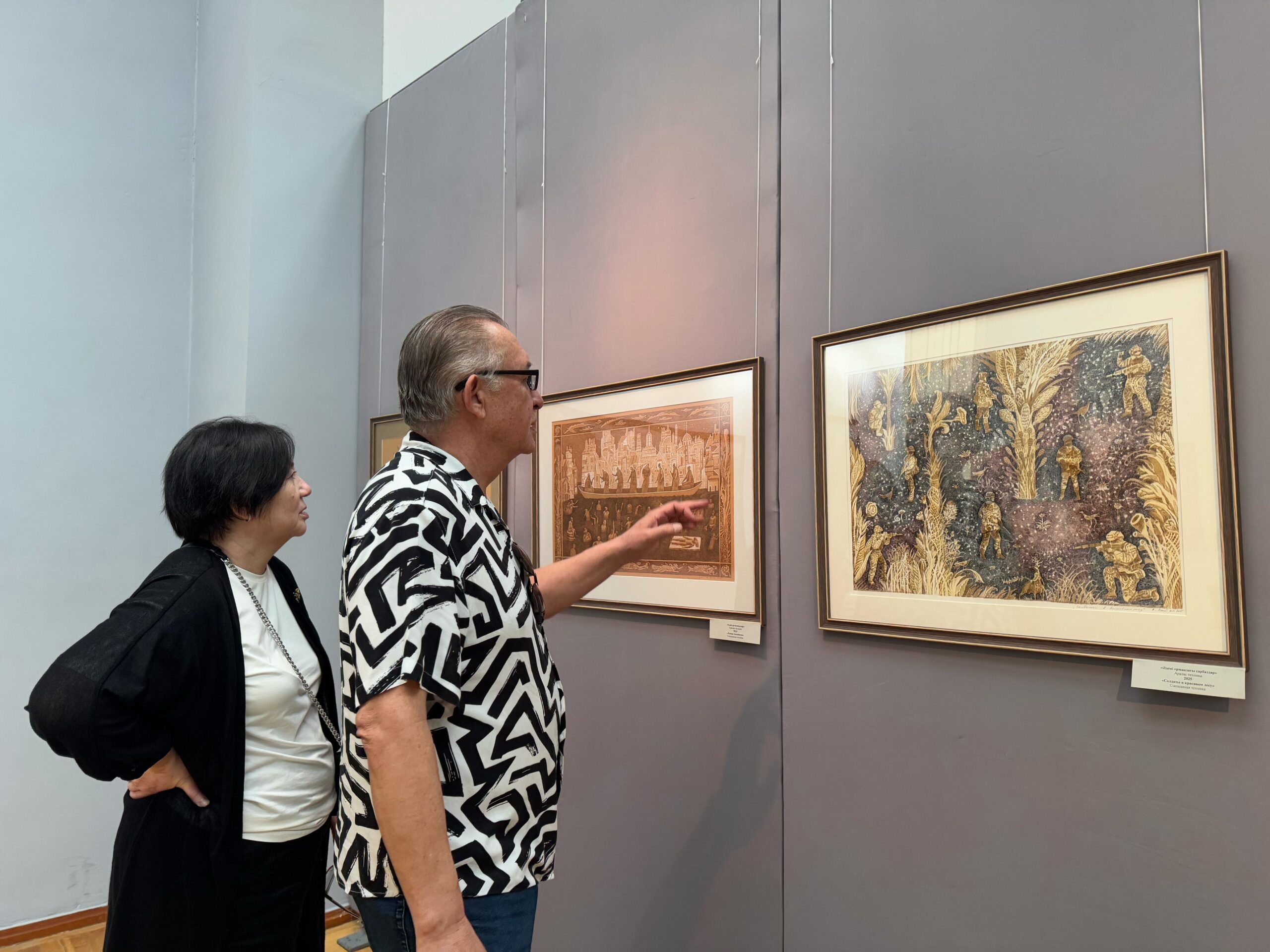 Выставка «Живопись и графика Вячеслава Люй-ко» открылась в государственном музее им. А. Кастеева