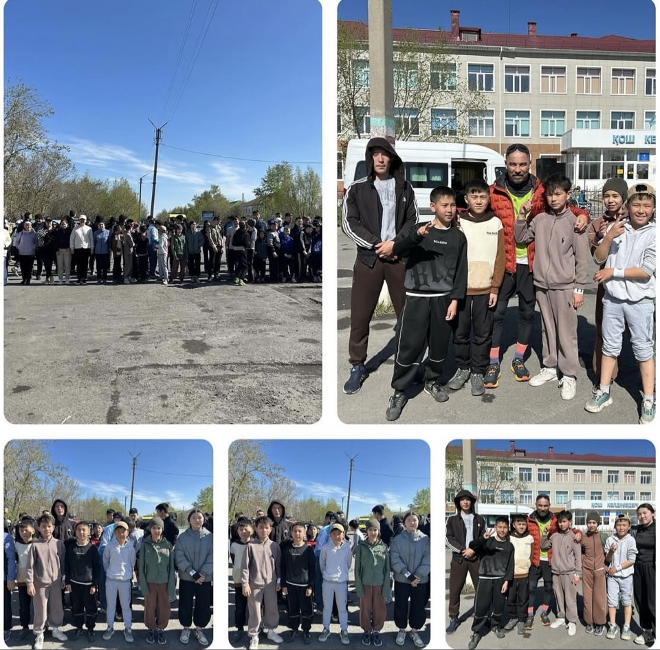 01.05.2025 года в селе Узунколь прошел забег “Бірлік жүгірісі 2025”