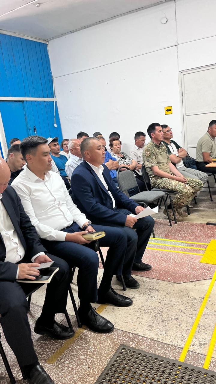 Очс Аулиекольского района принято участие в отчетных встречах перед населением села Первомайское и села Новонежинка.