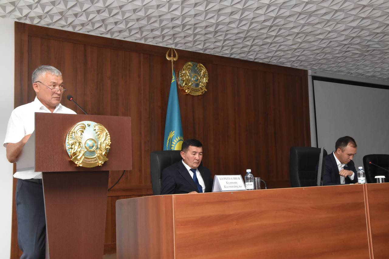 Аудандық мәслихаттың кезекті ХLV сессиясында