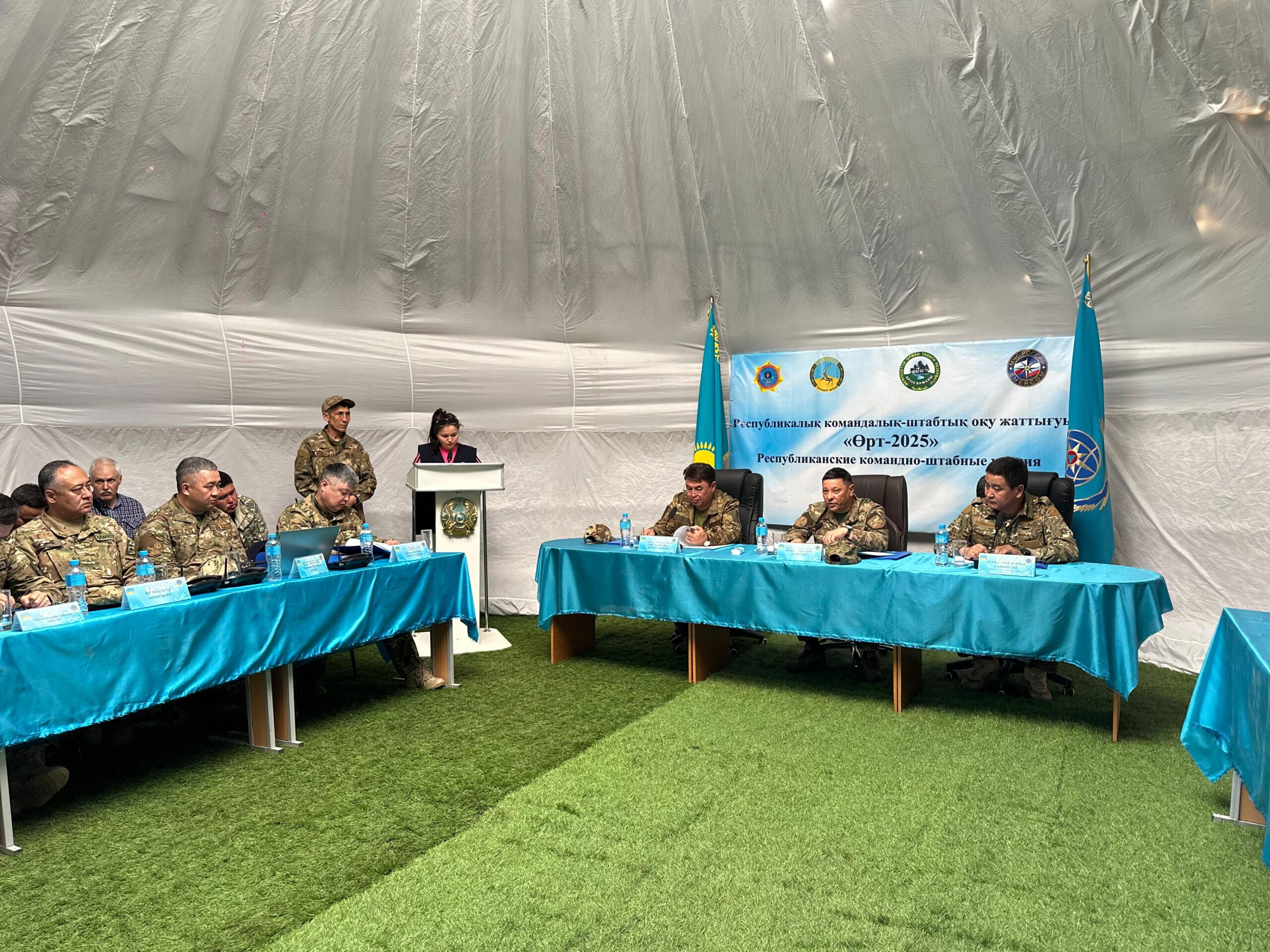 В стране проходит Республиканское командно-штабное учение «Өрт-2025»