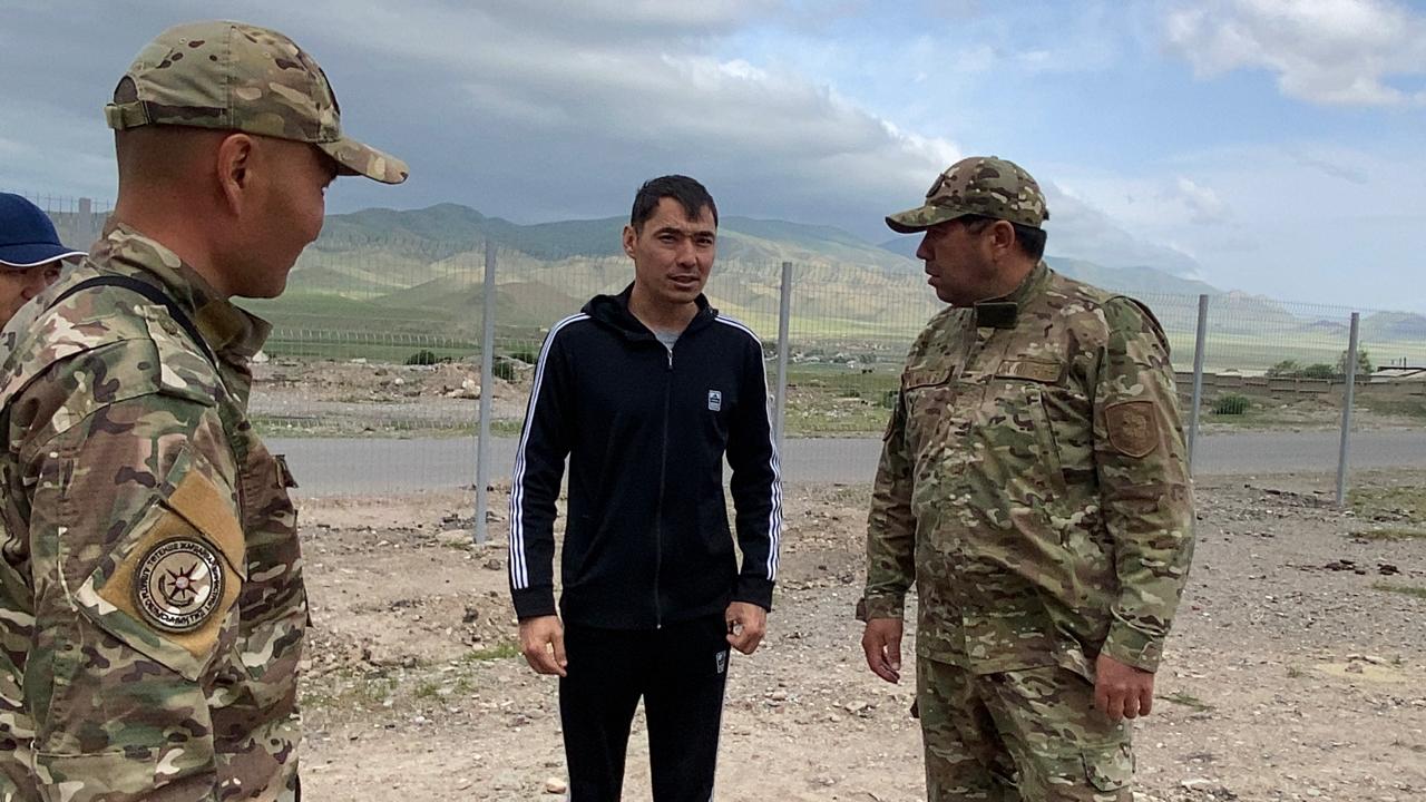 В Алматинской области проверен ход строительных работ пожарного депо