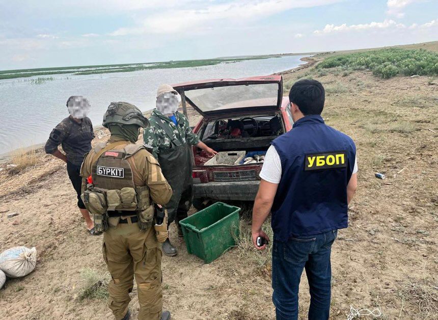 В Восточном Казахстане полицией пресечена деятельность браконьеров на озере Зайсан