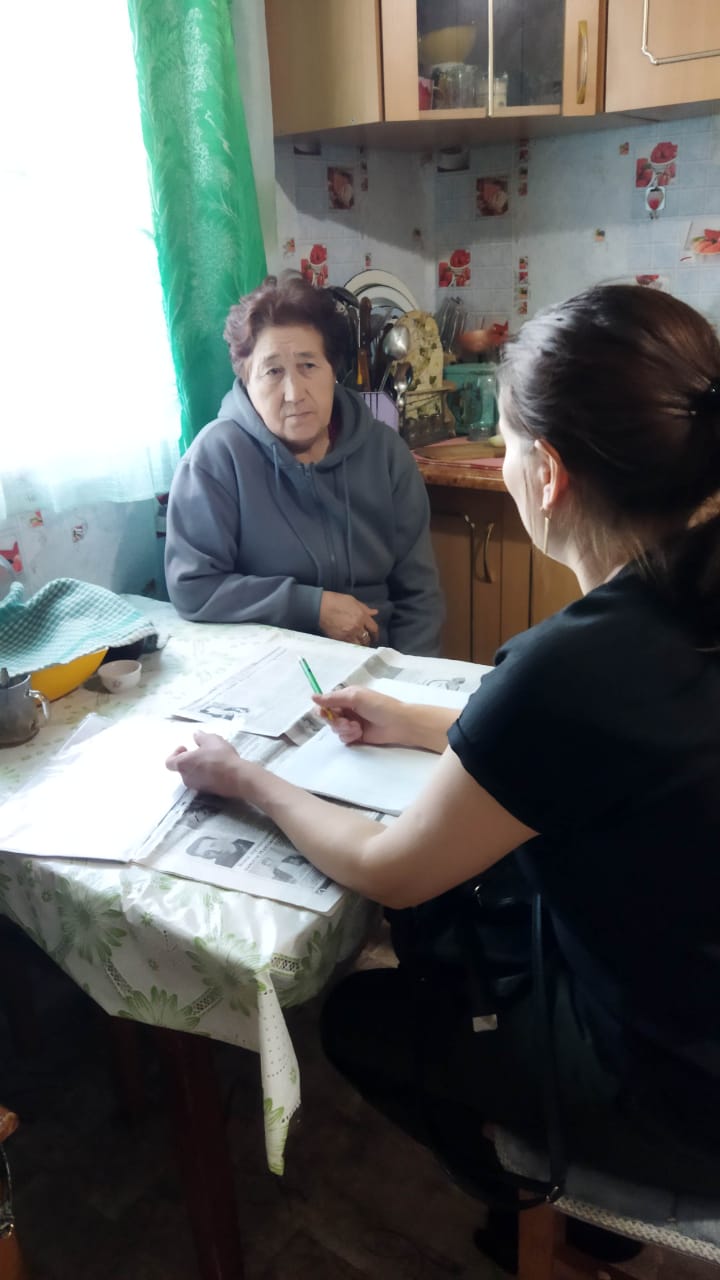 Контрольная проверка участков социальных работников
