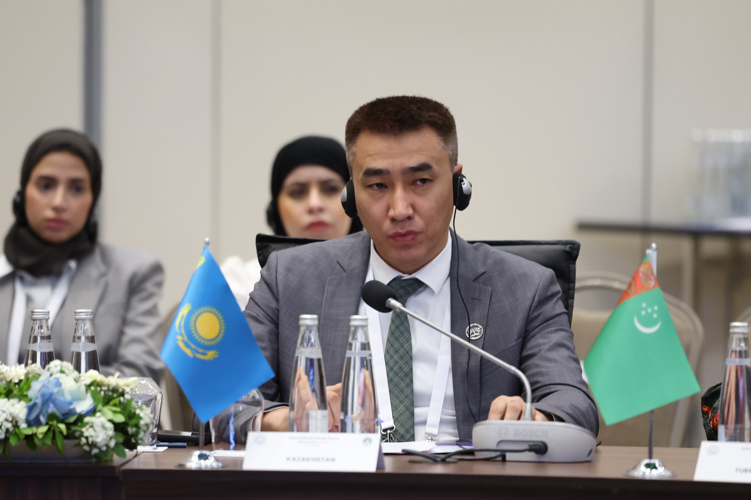 О. Анафин рассказал экспертам из 27 стран о соцподдержке семей в Казахстане