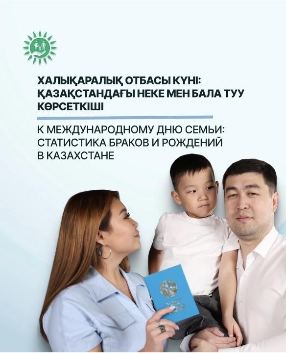 Статистика браков и рождений в Казахстане