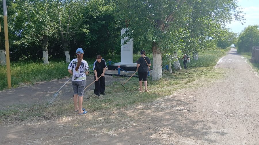 Молодёжный трудовой отряд «Жасыл ел» в действии!