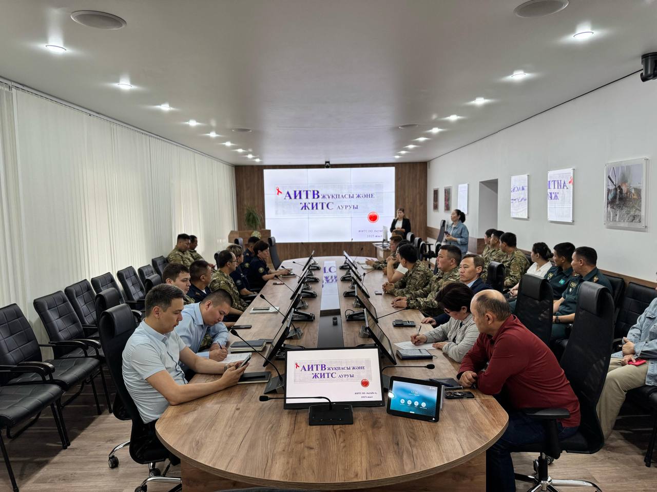 Жеке құраммен түсіндіру жұмыстары өтті