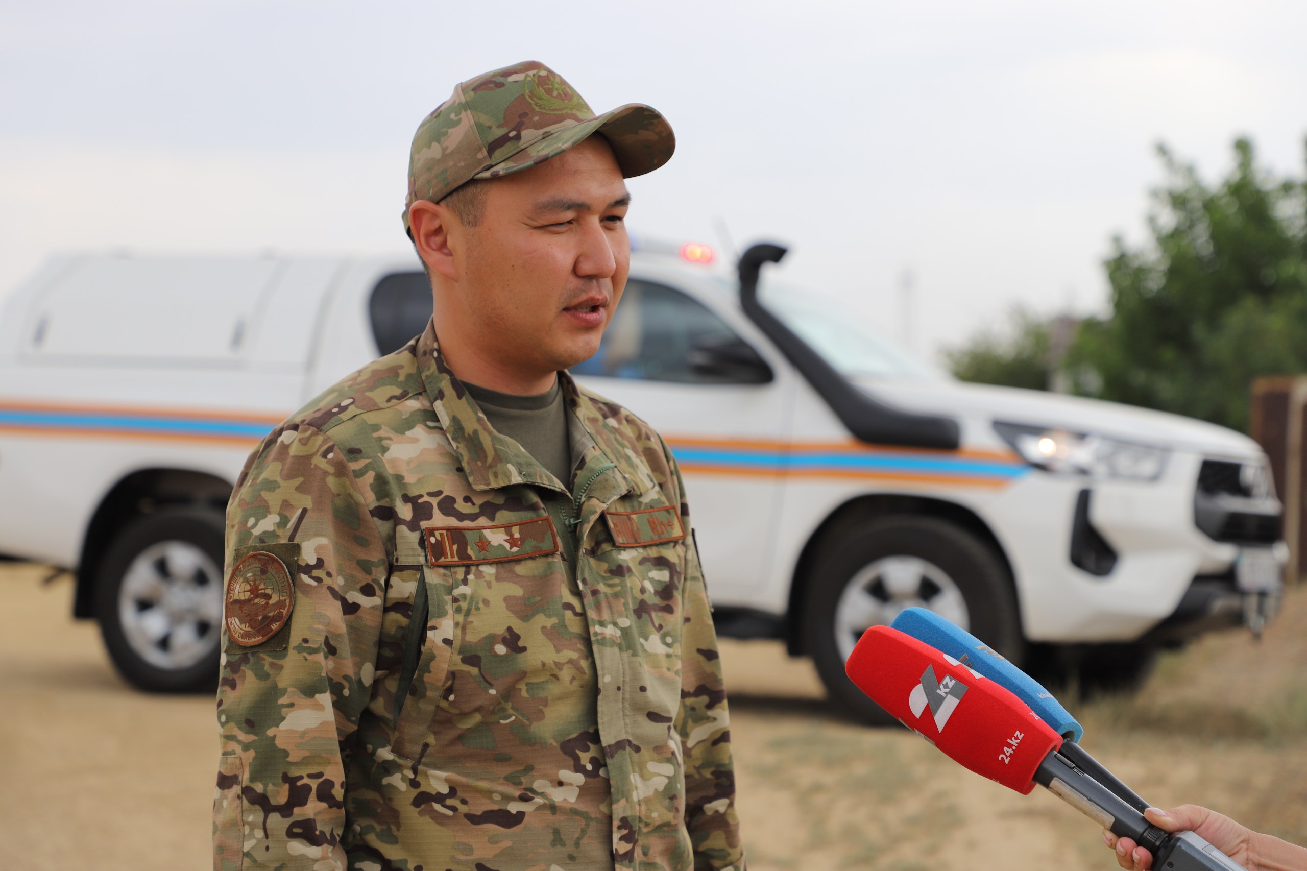 ДЧС области Ұлытау и СМИ провели профилактику на дачных участка