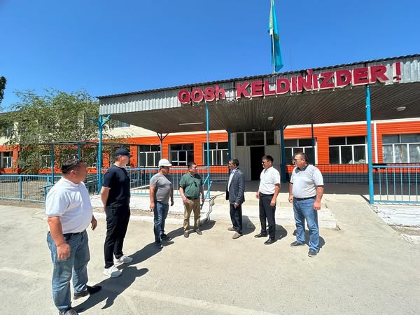 В Сырдарьинском районе проведен мониторинг строящихся объектов.