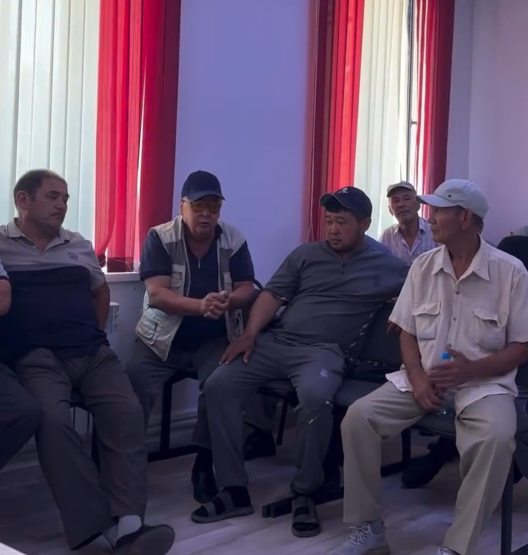 Встреча с жителями села Кайназар