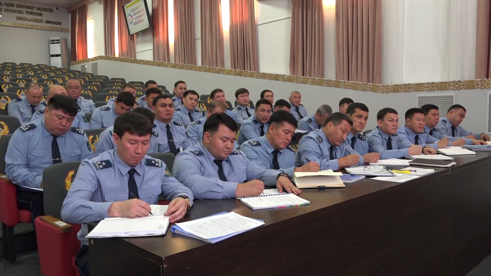 В Туркестанской области подвели итоги оперативно-служебной деятельности за первое полугодие