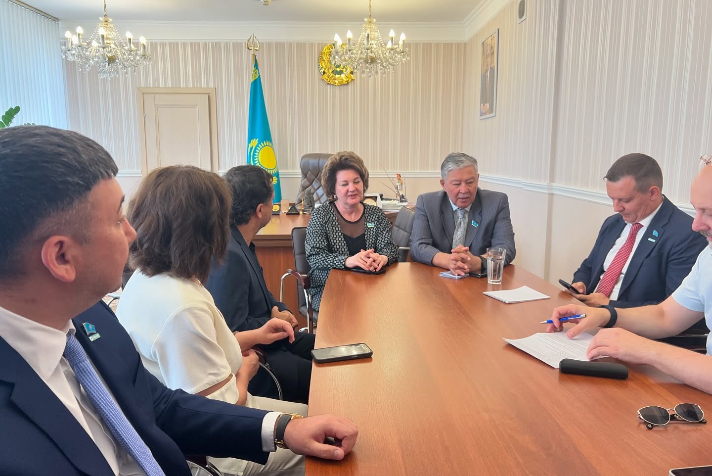 Встреча депутатов Сената Парламента с депутатами маслихатов