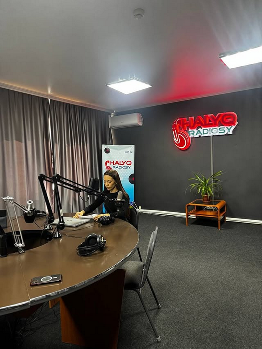 В эфире «Halyk radiosy»