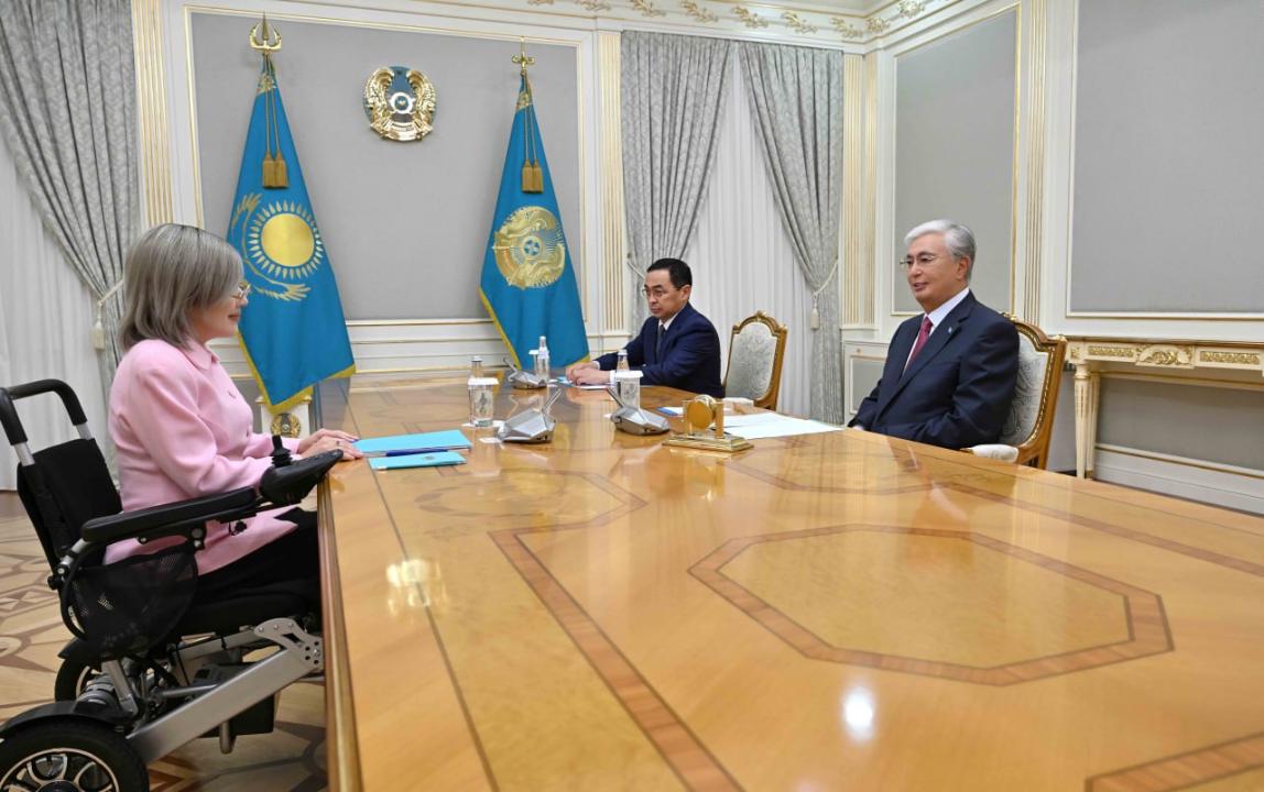 Президент принял представителя Уполномоченного по правам человека по городу Астане Баян Жалмаганбетову