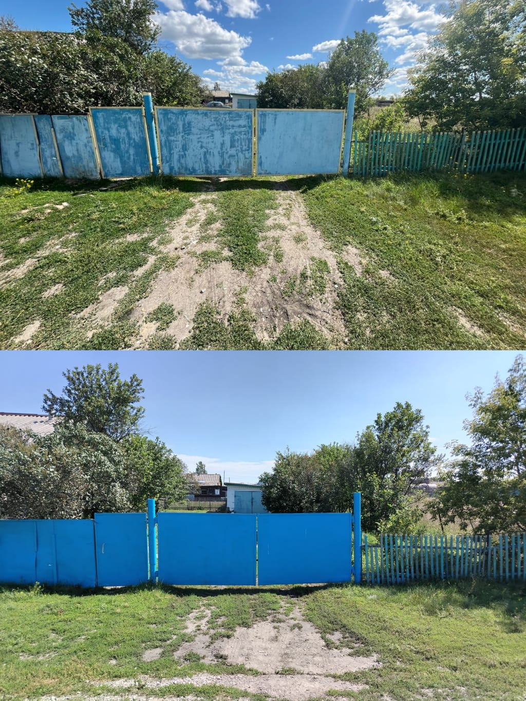 Покраска ограждений в рамках программы “Таза Қазақстан”