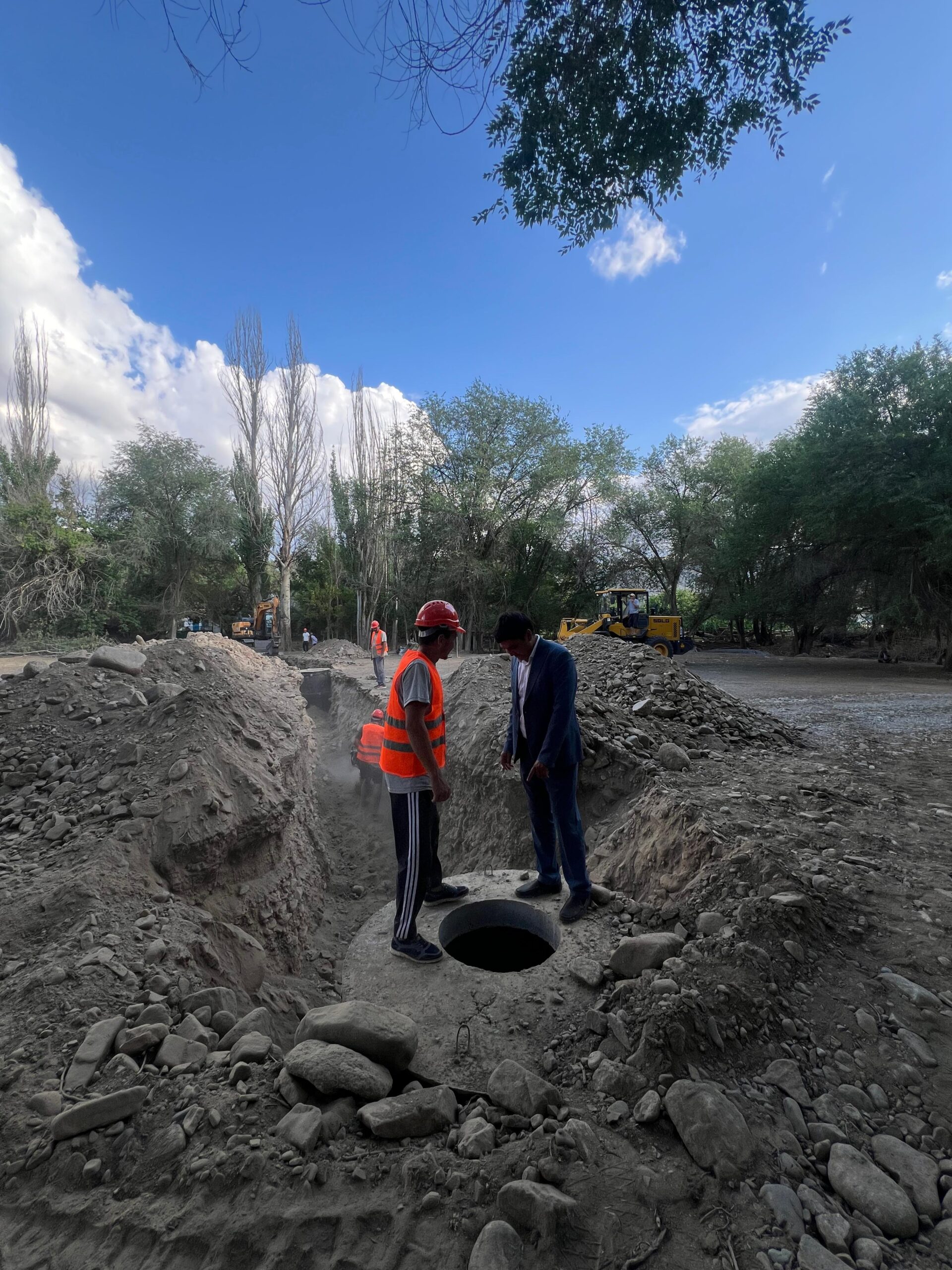 Строительства нового водопровода