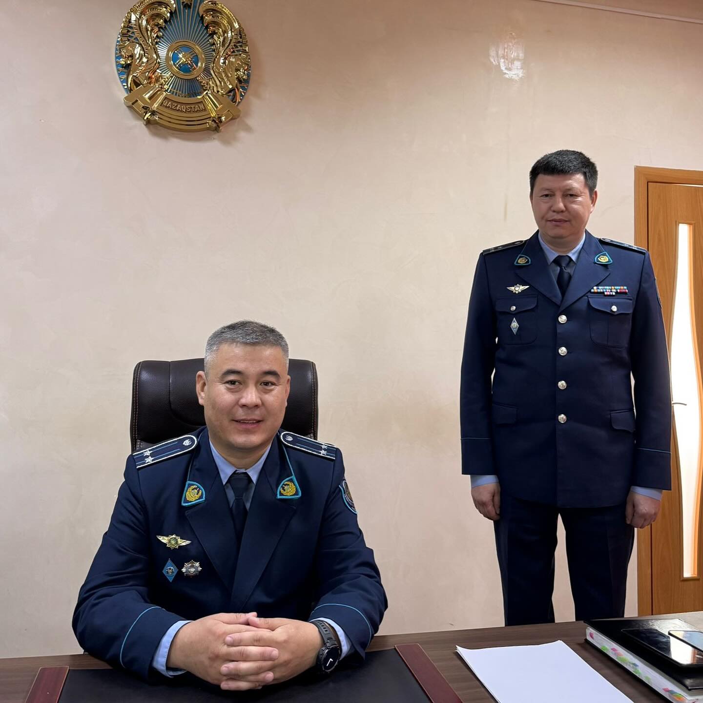 В Целиноградском районе назначен начальник районного отдела полиции