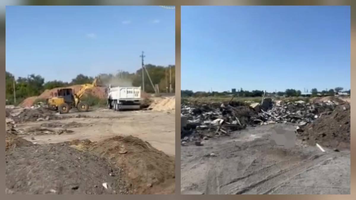 Нелегальная свалка ликвидирована: полицейские пресекли незаконный вывоз мусора в Караганде