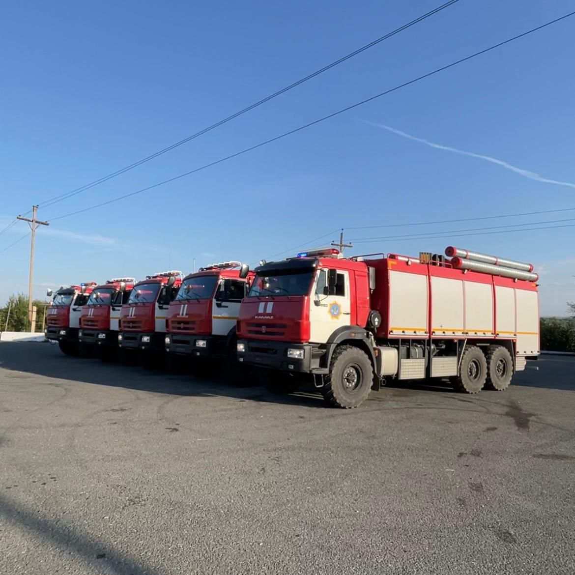 Автопарк ДЧС области Абай пополнился новой техникой