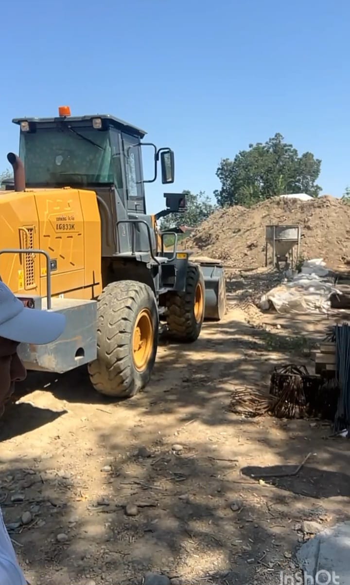 Строительство водохранилища в селе Кайназар