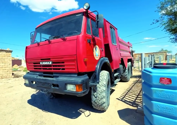 В СЕЛО ОЙМАУЫТ ПЕРЕДАНА ПОЖАРНАЯ МАШИНА