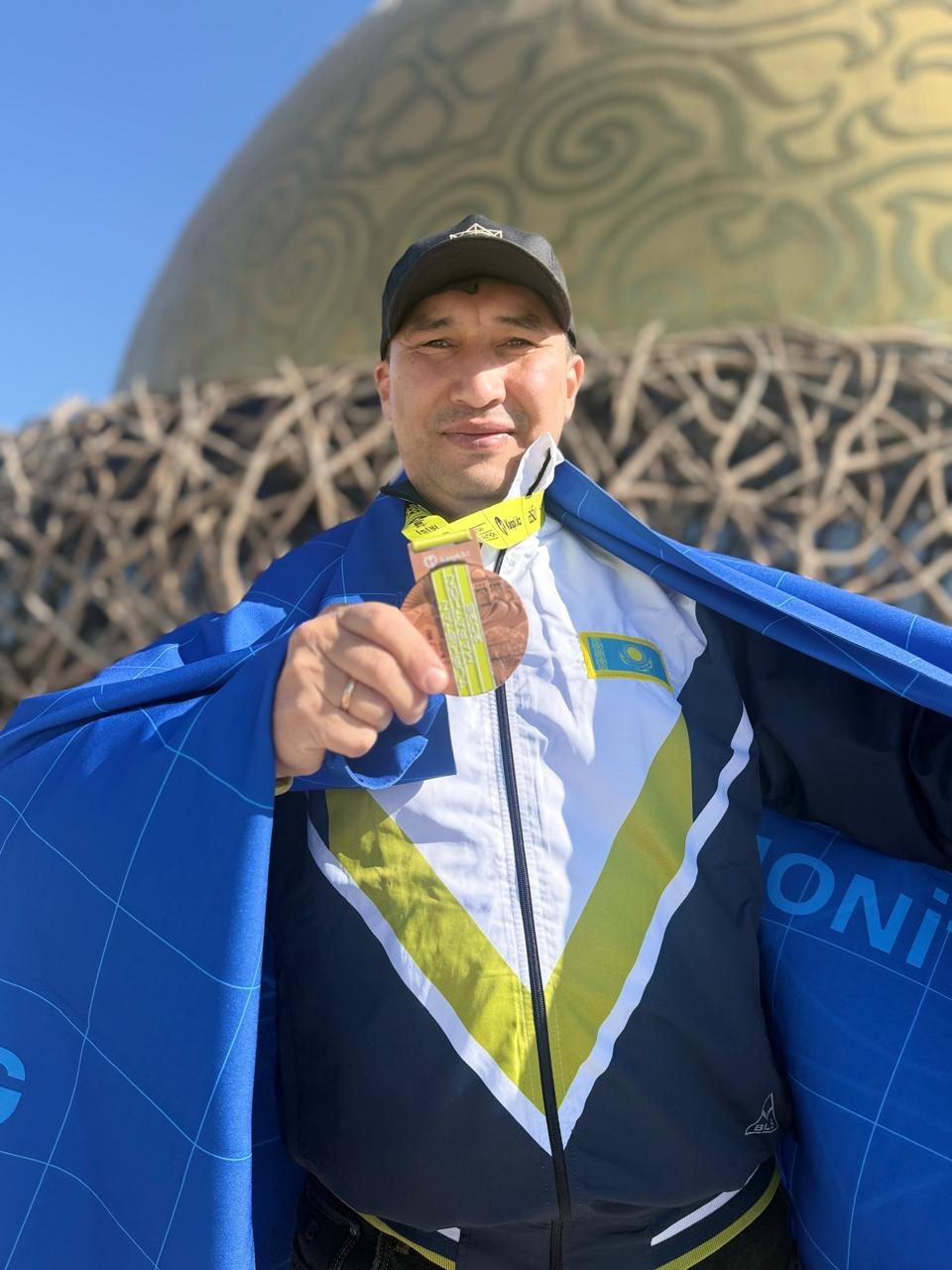 Сотрудник ДЭР по ЗКО принял участие в Turkistan Marathon