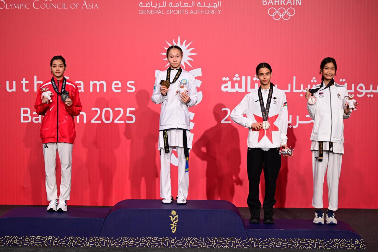 Столичная таеквондистка завоевала золотую медаль на Юношеских Азиатских играх