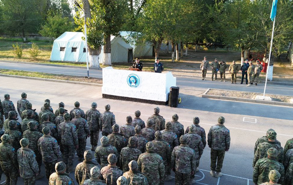 В учебном центре «Бітімгер» проверили готовность миротворцев к международной миссии