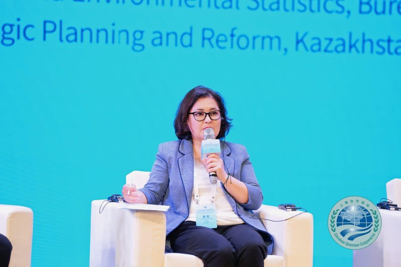 Бюро национальной статистики АСПиР РК представило опыт Казахстана на семинаре ШОС по вопросам зеленой промышленности