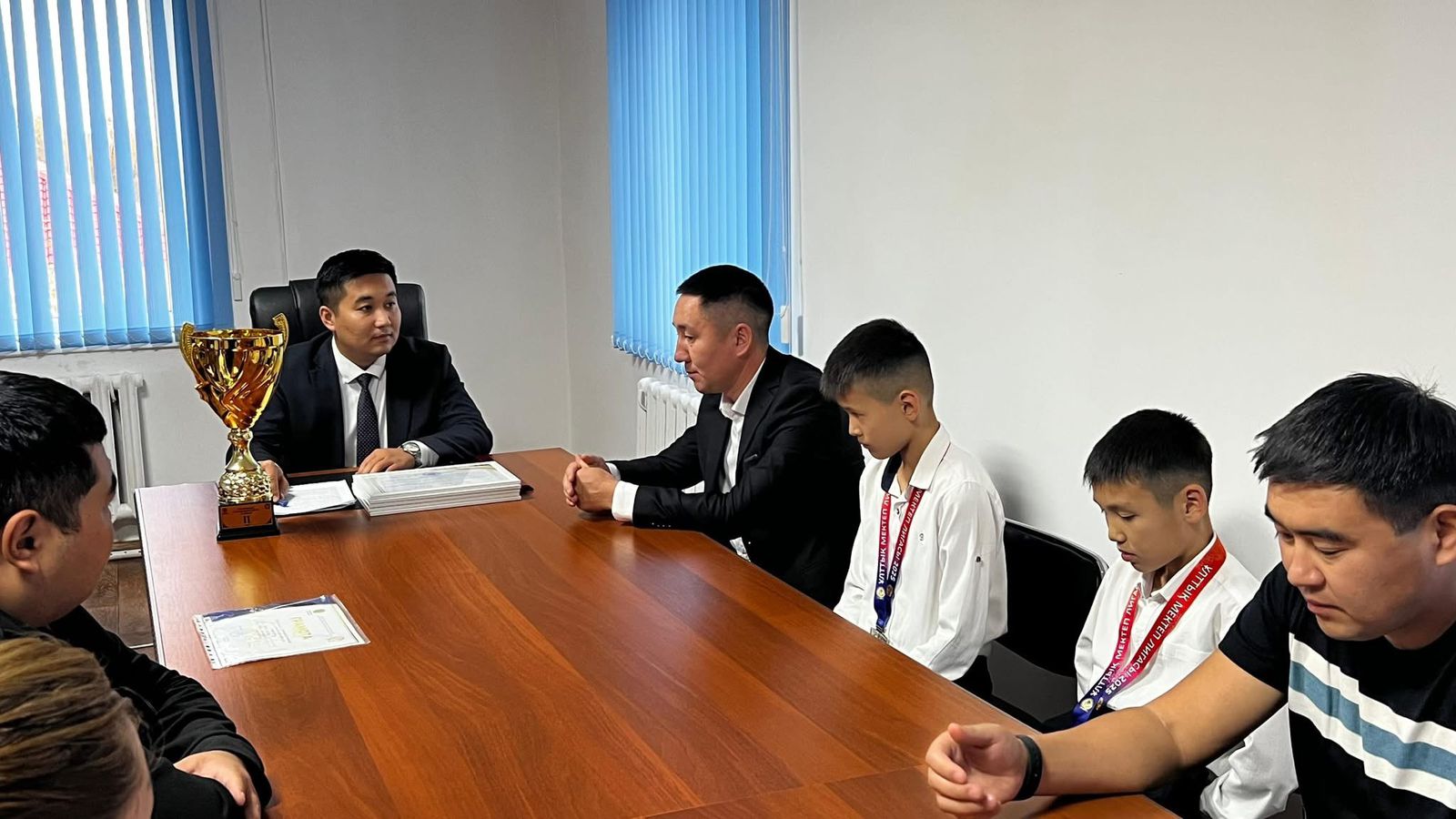 Организовали прием республиканских призёров