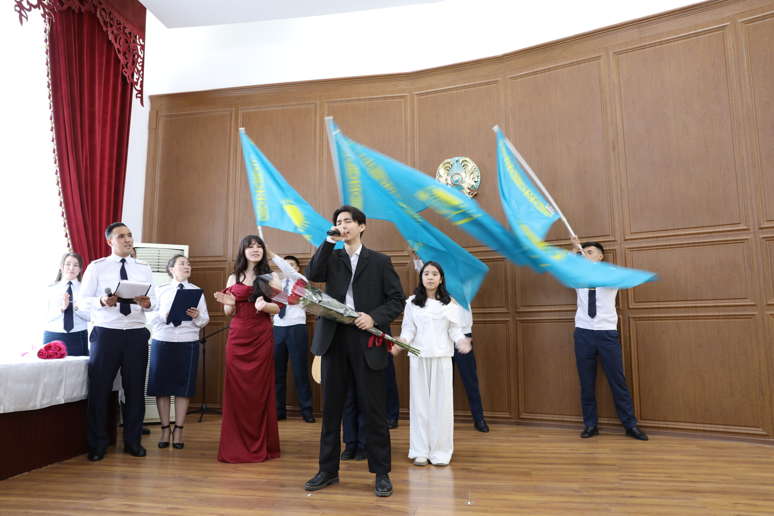 В ДП на транспорте прошла церемония в честь Дня Республики Казахстан