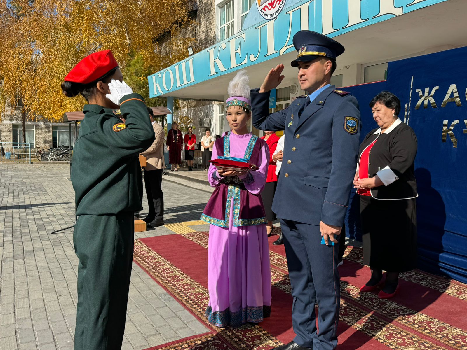 В Саркандe открыт кадетский класс «Юный спасатель»