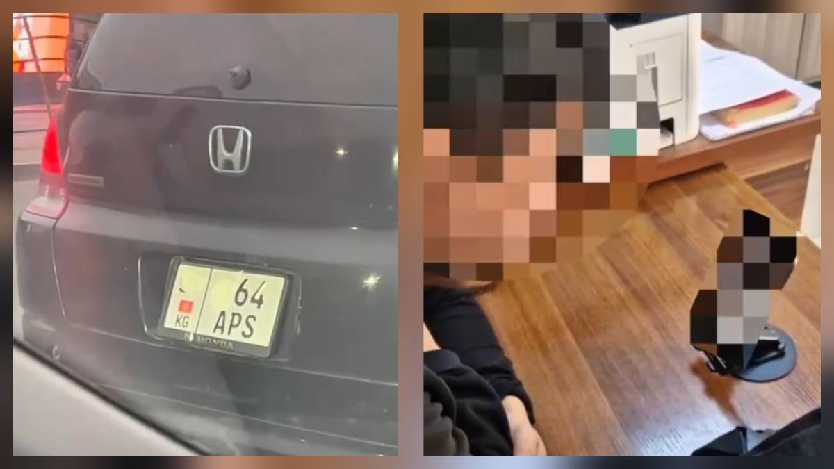 Заклеил номер – остался без прав: в Астане задержан нарушитель