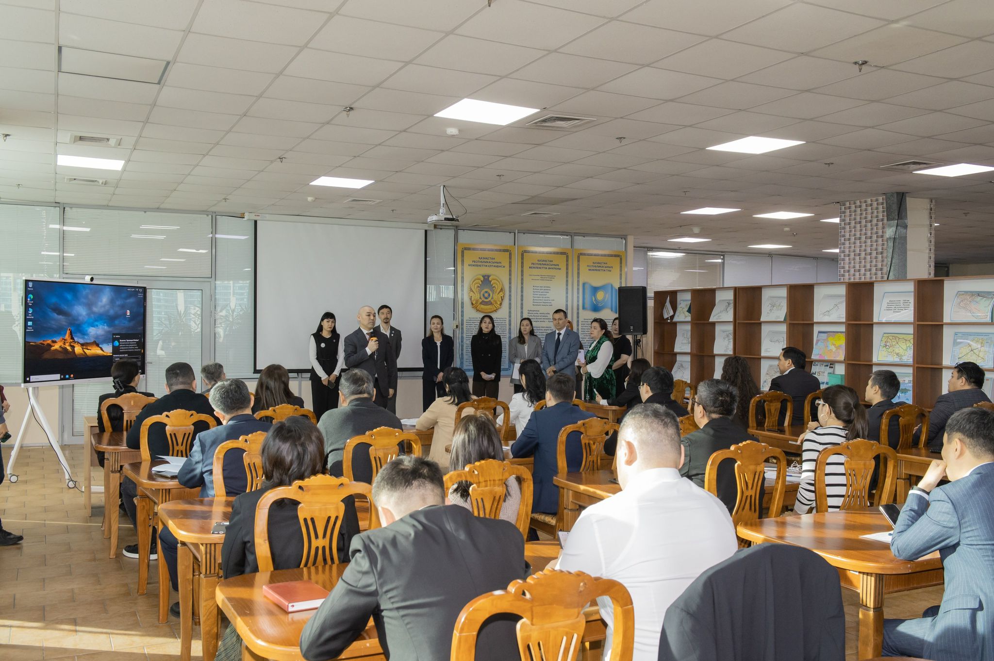 В Национальной компании «Қазақстан темір жолы» провели «Ұлттық диктант»