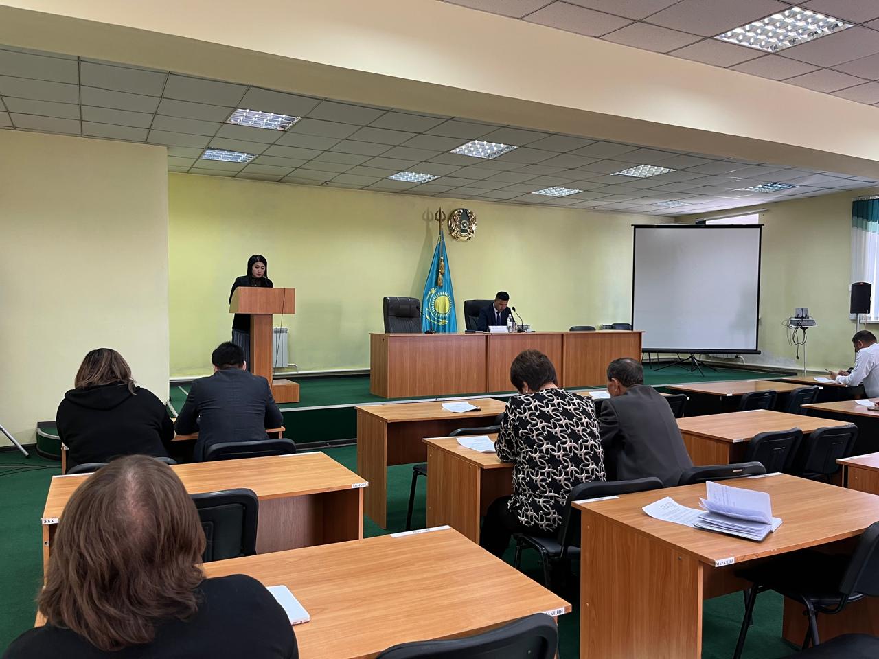 Заседание комиссии по защите прав несовершеннолетних Курчумского района