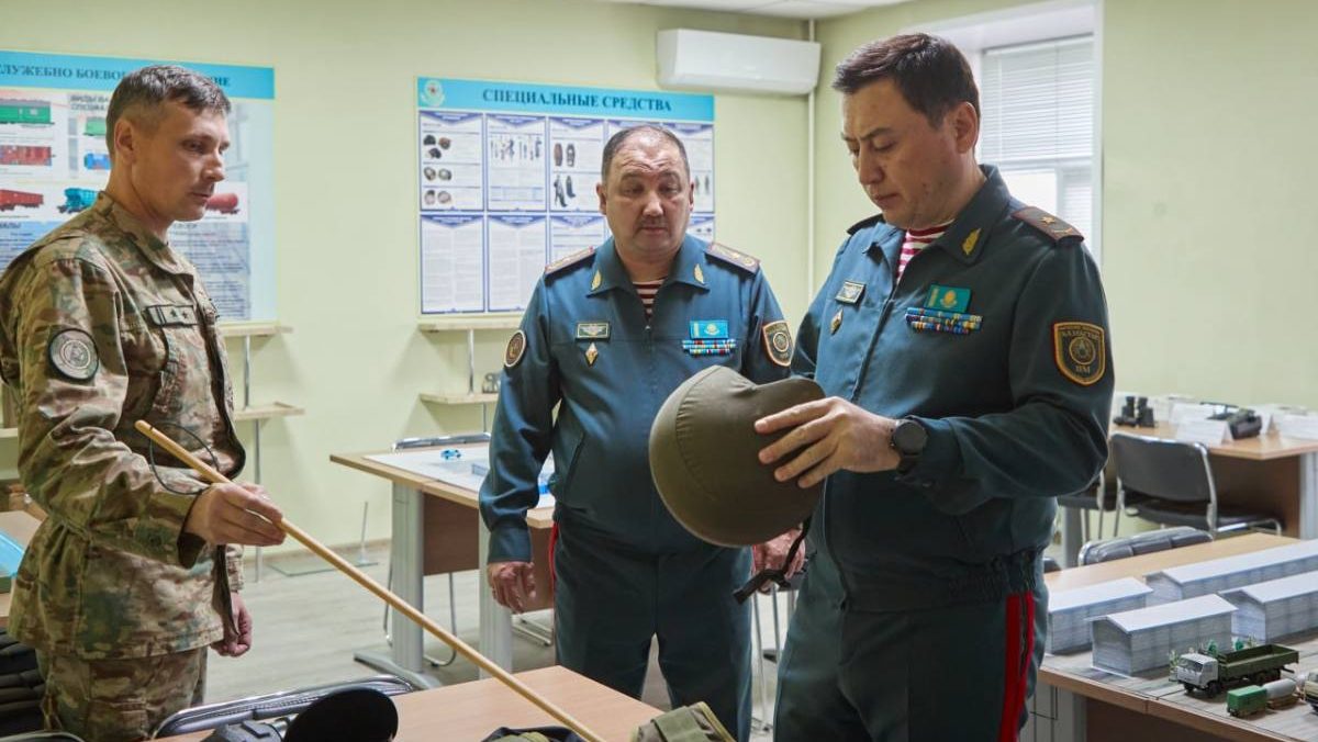 Главнокомандующий Национальной гвардией проверил воинские части в Усть-Каменогорске