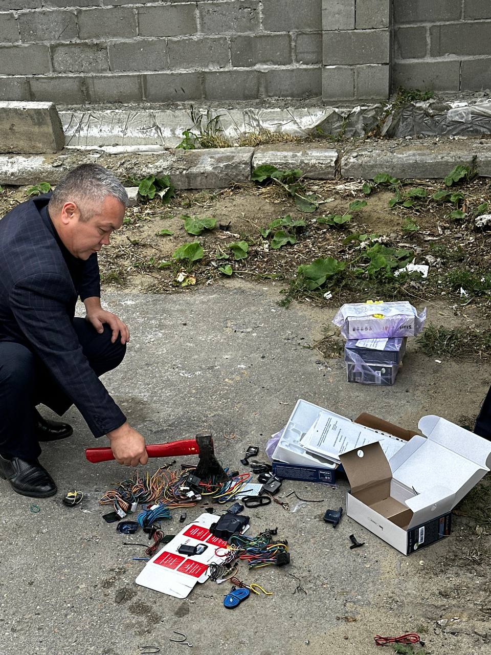 Уничтожение контрафактной продукции под товарным знаком «StarLine»