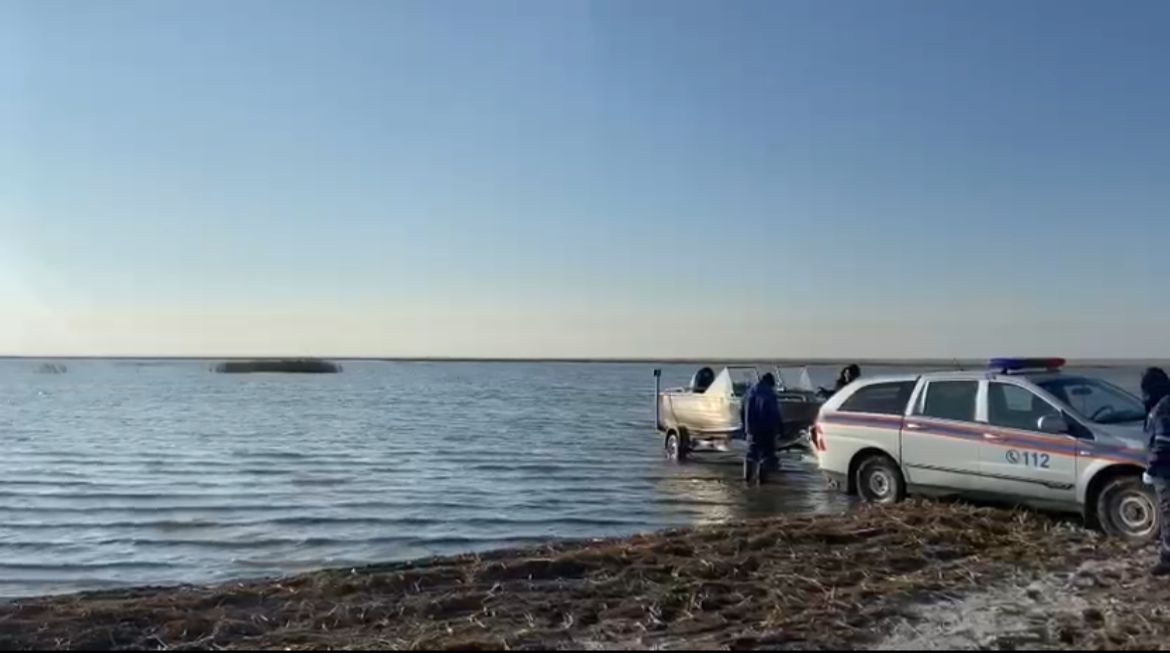 Поисковые мероприятия на озере Карасор в Экибастузском районе