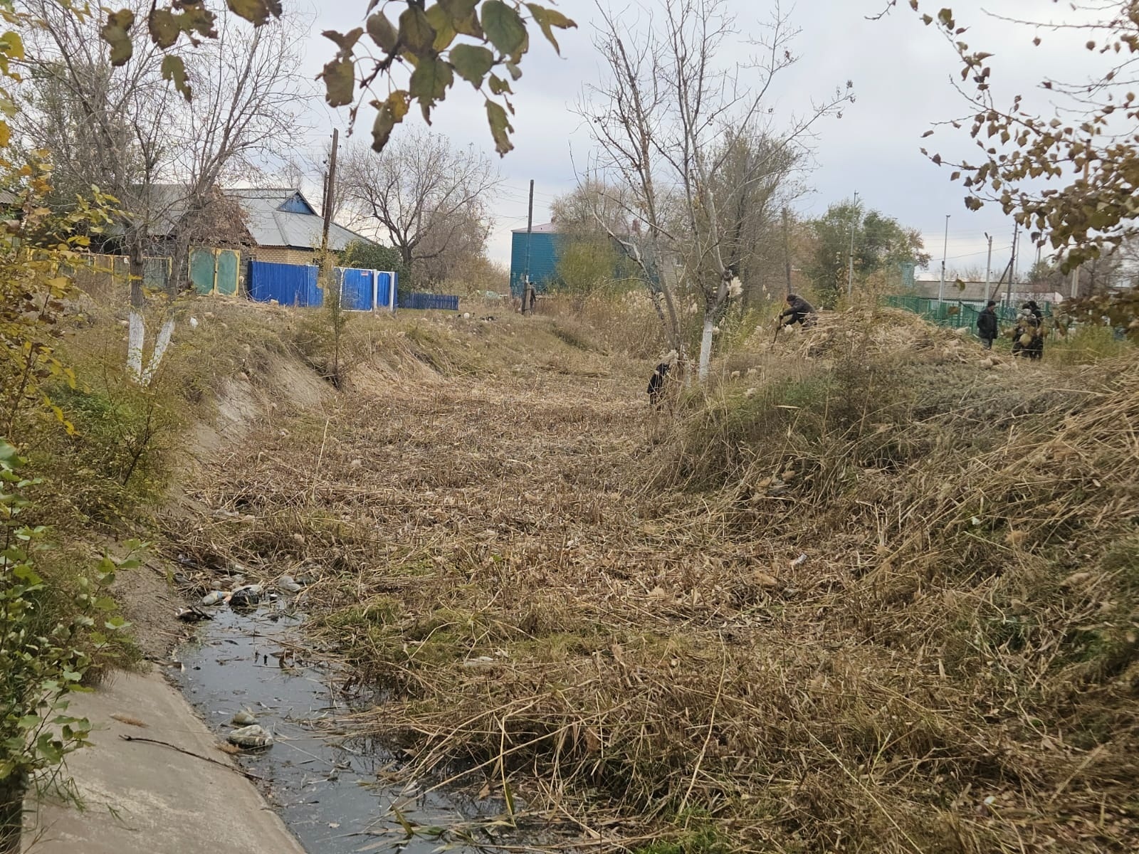 Противопаводковые и противопожарные проводятся мероприятия в селе Аулиеколь