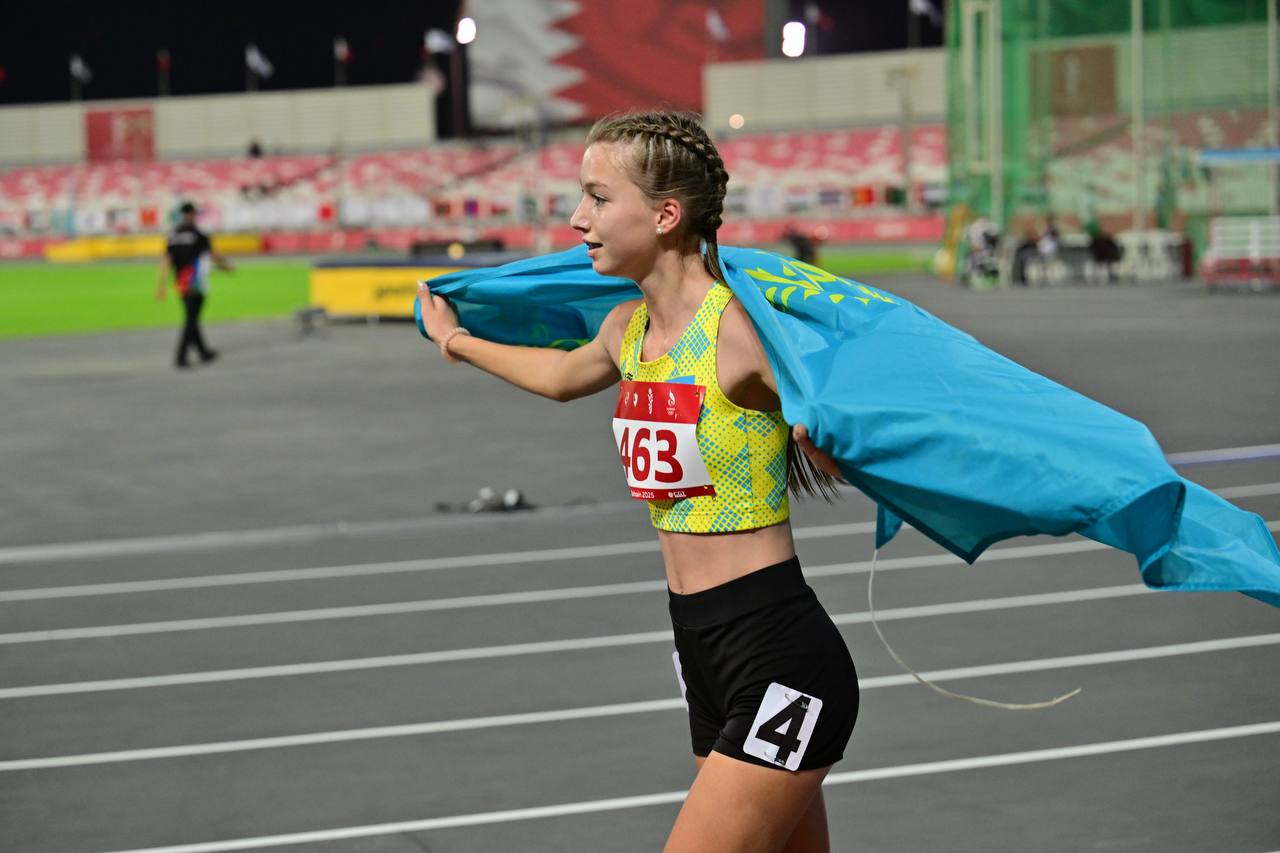 Казахстанская легкоатлетка Виктория Мельникова завоевала серебряную медаль