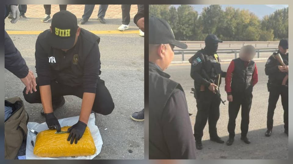 В Туркестанской области полиция изъяла у пассажира 5 кг марихуаны