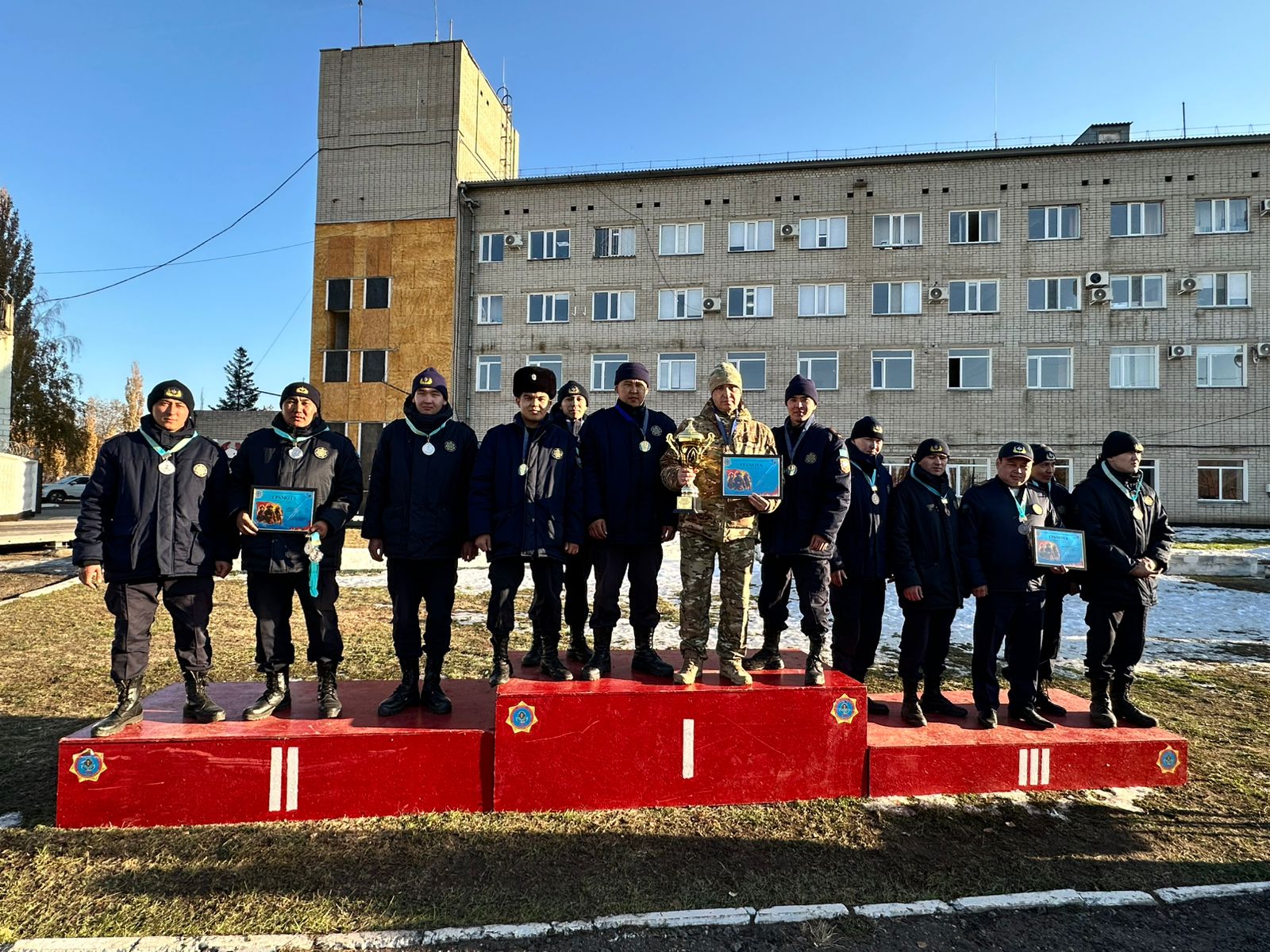 В Павлодарской области выбрали лучших газодымозащитников